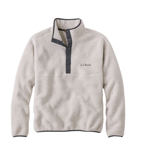 LL Bean classic ladies fleece pullover size large - Picture 7 of 7